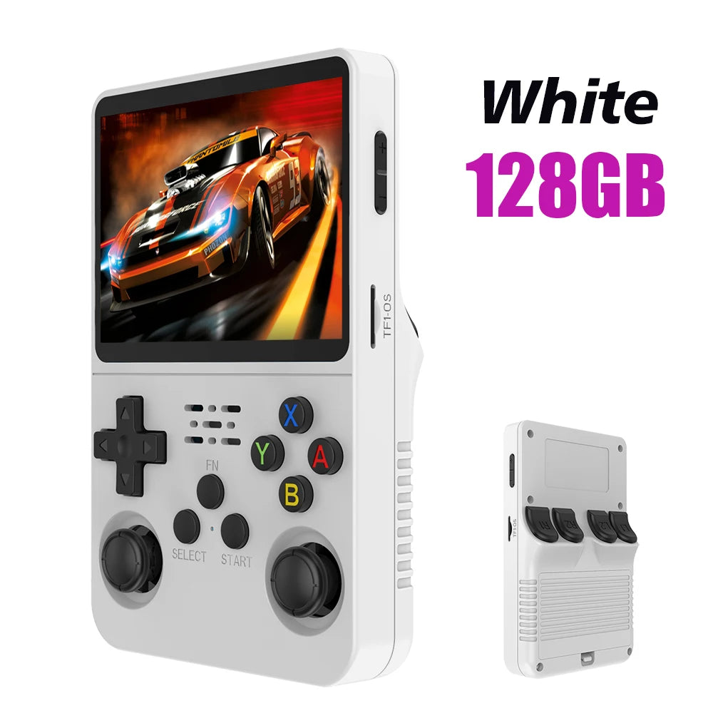 Open Source R36S Retro Handheld Video Game Console Linux System 3.5 Inch IPS Screen Portable Pocket Video Player 64GB 128G Games